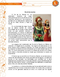 Día de los muertos Imagen portada
