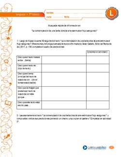 Búsqueda rápida de información en "La contemplación de una bella obra de arte estimula el flujo sanguíneo" Imagen portada