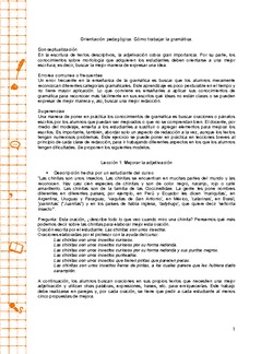 Cómo trabajar la gramática Imagen portada