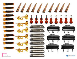Imagen de instrumentos musicales (II) Imagen portada