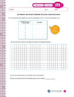 Registrar y ordenar datos de juegos aleatorios Imagen portada