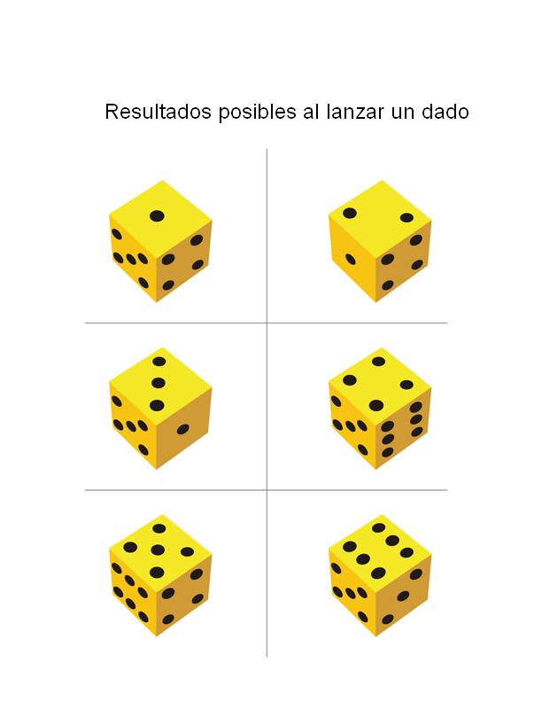 Lanzamiento de un dado Imagen portada