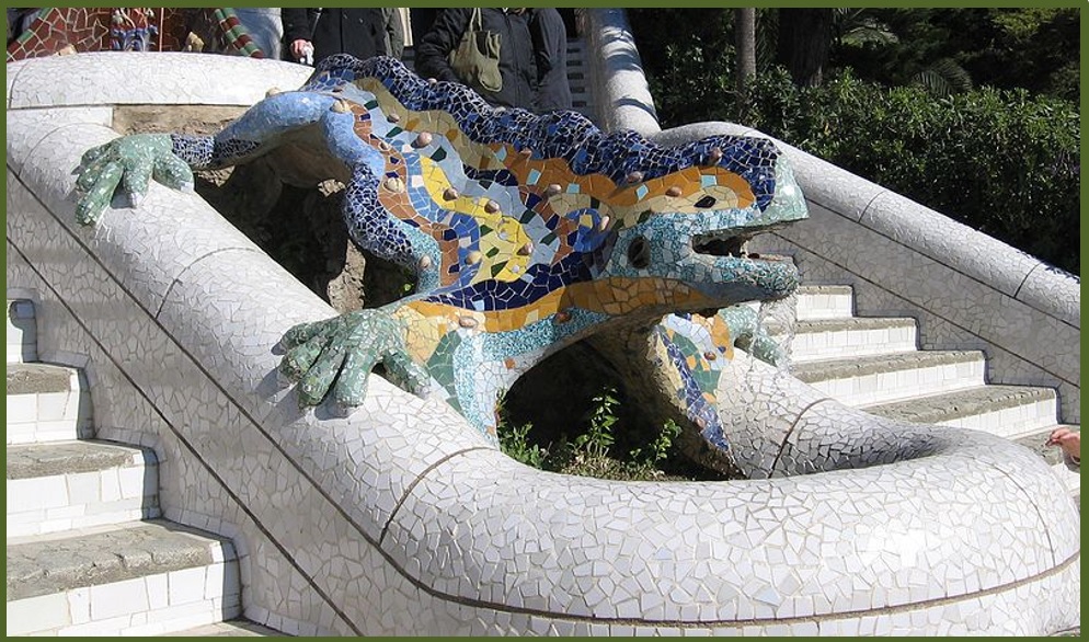 Imágenes de la Lagartija o Salamandra de Antonio Gaudí Imagen portada