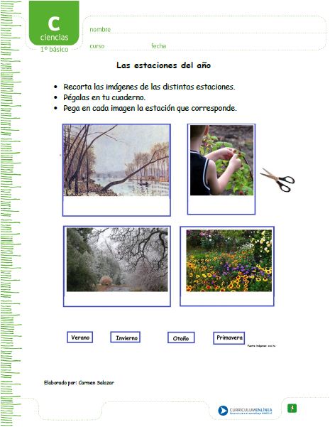 Las estaciones del año Imagen portada