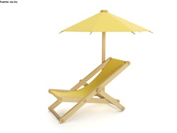 Silla de playa y quitasol Imagen portada