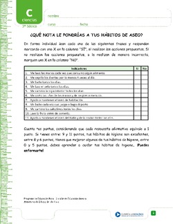 Hábitos de aseo Imagen portada