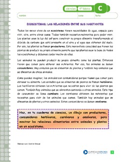 Relaciones en los ecosistemas Imagen portada