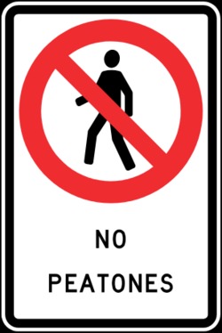 No peatones Imagen portada