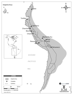 Mapa Imperio inca Imagen portada