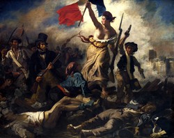 La libertad guiando al pueblo: Revolución de 1830 Imagen portada