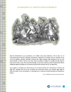 Los mapuche y el contacto con los españoles Imagen portada