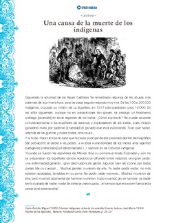 La causa de la muerte de los indígenas Imagen portada