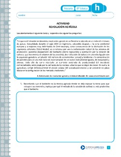 Revolución Agrícola Imagen portada