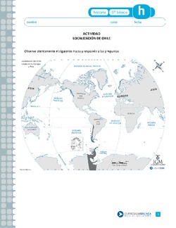 Localización de Chile Imagen portada