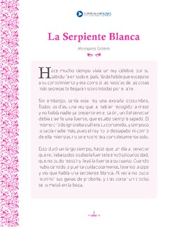 La serpiente blanca Imagen portada