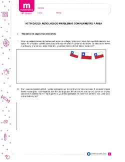Resolviendo problemas con perímetro y área Imagen portada