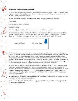 Actividades sugeridas Unidad 3 Imagen portada