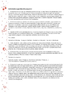 Actividades sugeridas Unidad 3 Imagen portada