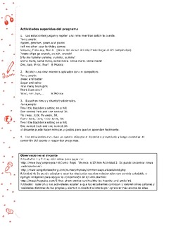 Actividades sugeridas Unidad 4 Imagen portada