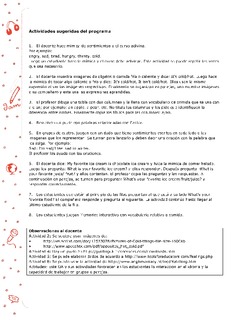 Actividades sugeridas Unidad 4 Imagen portada