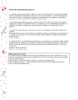 Actividades sugeridas Unidad 3 Imagen portada
