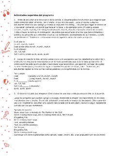 Actividades sugeridas Unidad 4 Imagen portada