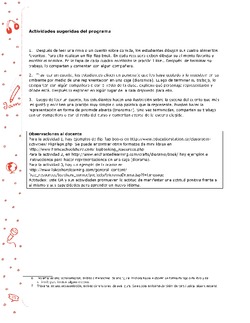 Actividades sugeridas Unidad 4 Imagen portada