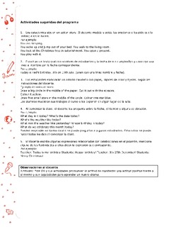 Actividades sugeridas Unidad 4 Imagen portada
