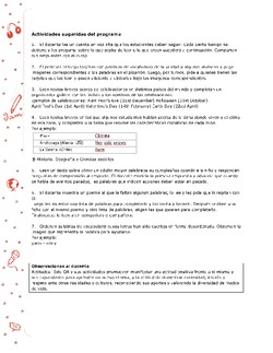Actividades sugeridas Unidad 4 Imagen portada