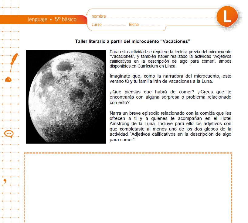 "Vacaciones": taller de escritura creativa Imagen portada