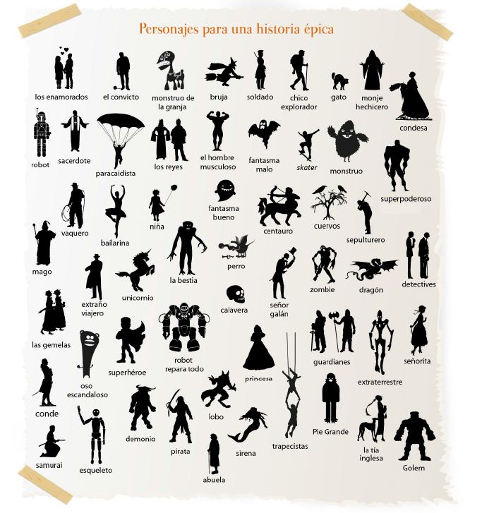 Personajes para una historia épica Imagen portada