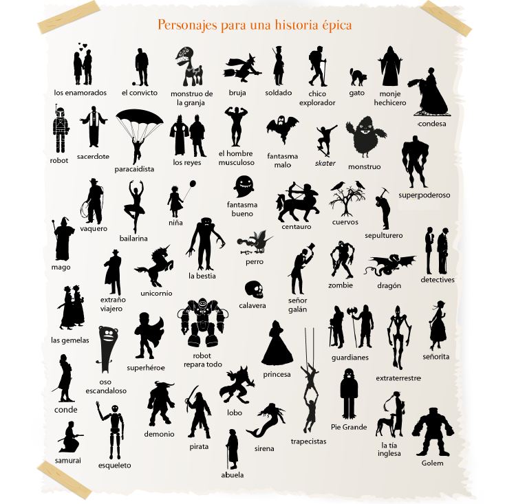 Personajes para una historia épica Imagen portada