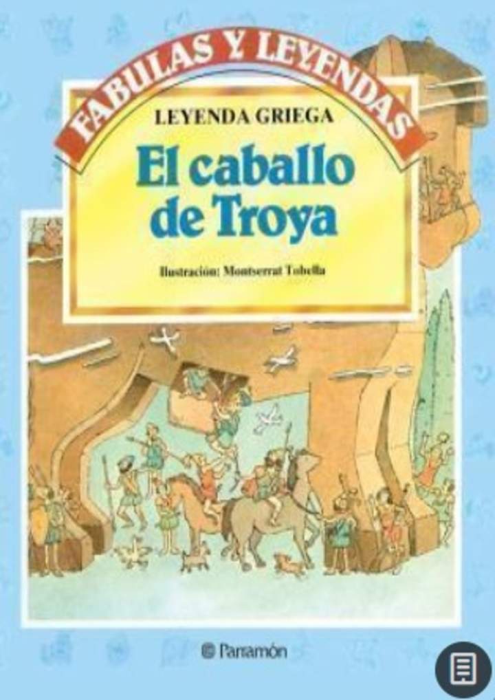 El caballo de Troya. Leyenda griega Imagen portada