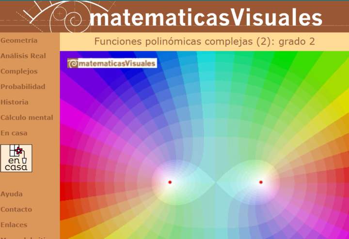 Matemáticas visuales Imagen portada