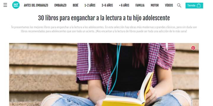 Ser padres: Libros para enganchar a tu hijo adolescente Imagen portada
