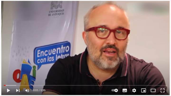 Youtube: Entrevista a Daniel Cassany: Más que leer se trata de comprender. Secretaría de Educación de Antioquia. Imagen portada