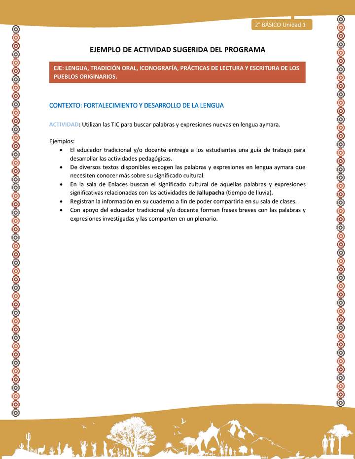 Utilizan las TIC para buscar palabras y expresiones nuevas en lengua aymara. Imagen portada