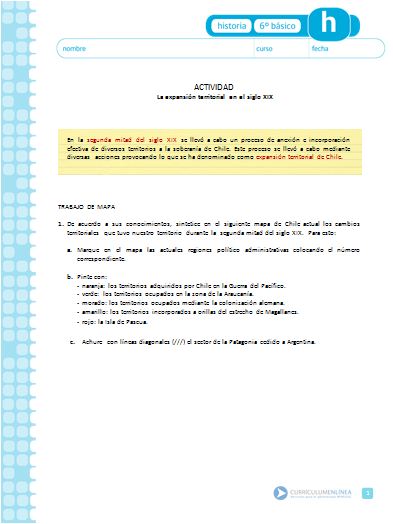 La expansión territorial del siglo XIX Imagen portada