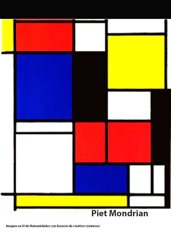Colores primarios en la obra de Piet Mondrian Imagen portada
