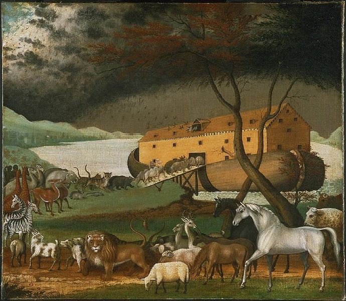El Arca de Noé de Edward Hicks Imagen portada