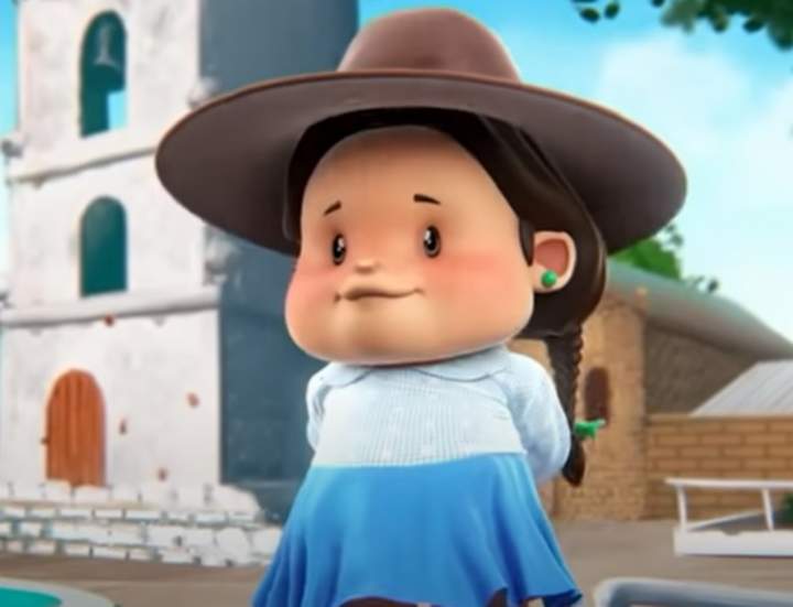 Eva una niña Lickanantay. Serie Pichintún Imagen portada