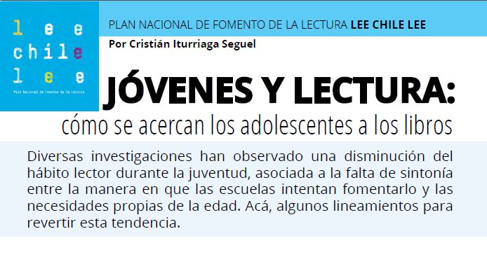 Jóvenes y lectura Imagen portada