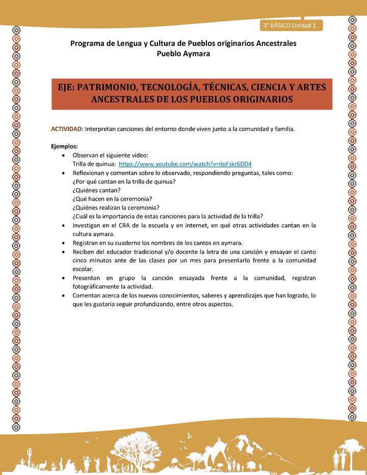 Interpretan canciones del entorno donde viven junto a la comunidad y familia. Imagen portada