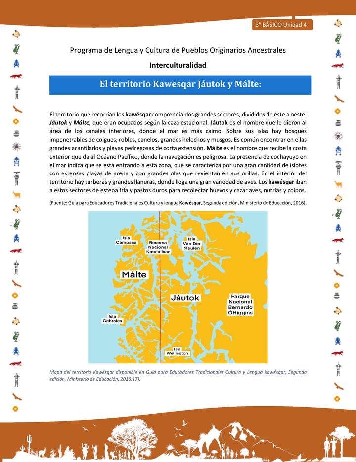 El territorio Kawesqar Jáutok y Málte Imagen portada