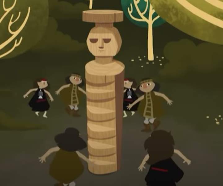 Tren tren y Cai Cai Vilú. Cuentos animados para niños Imagen portada