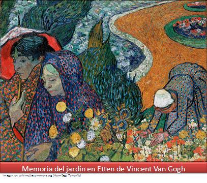 Memoria del jardín en Etten de Vincent Van Gogh Imagen portada