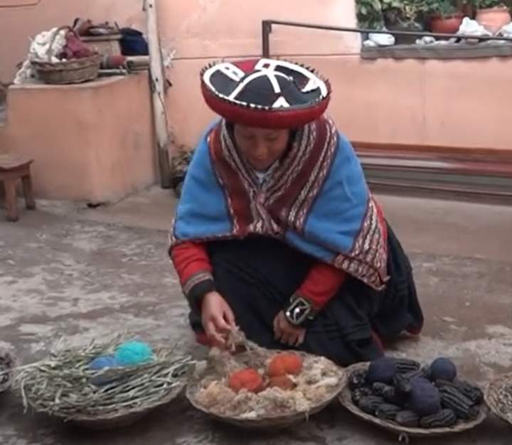 Proceso de elaboración de tejidos por artesanas Minka. Chinchero. Perú Imagen portada