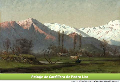 Paisaje de cordillera de Pedro Lira Imagen portada