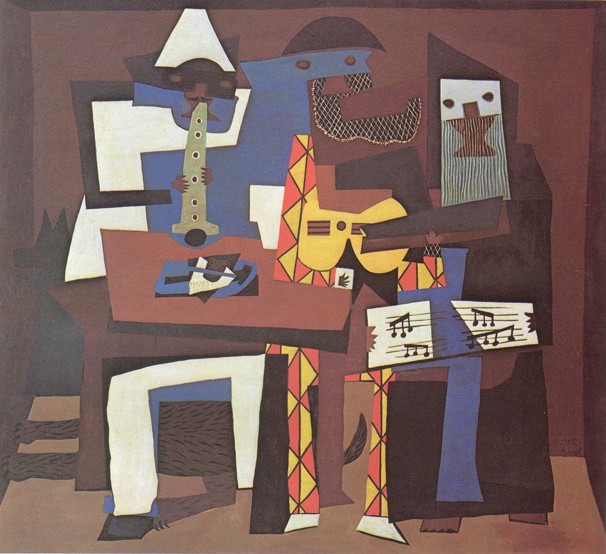 Los músicos de Pablo Picasso Imagen portada