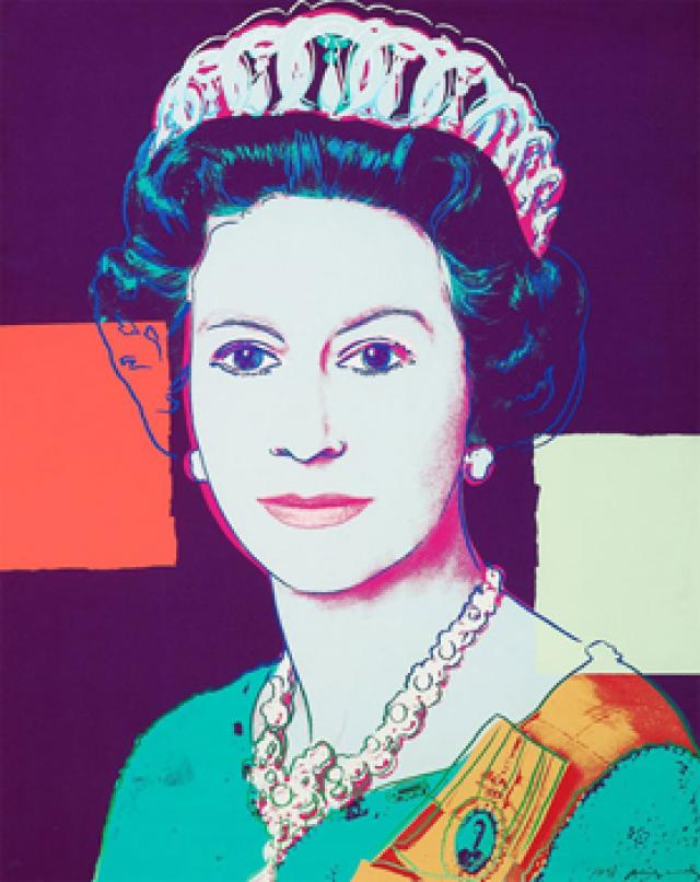 Reina Isabel de Inglaterra de Andy Warhol Imagen portada